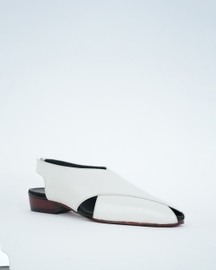 Classic White Criss-cross Strap Sandal
