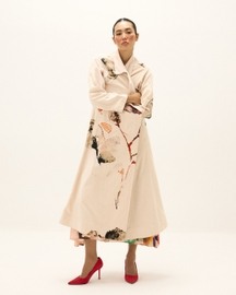 Clay Echo Trench Coat