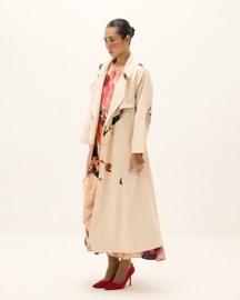 Clay Echo Trench Coat