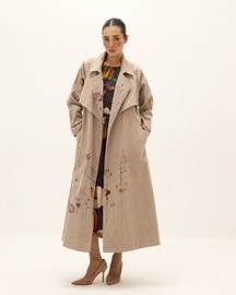 Taupe Trench Coat