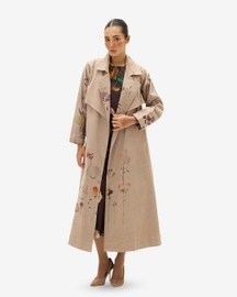 Taupe Trench Coat