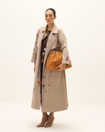 Taupe Trench Coat