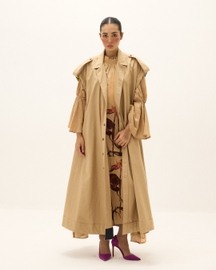 Chestnut Trench Coat