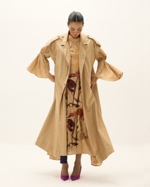 Chestnut Trench Coat