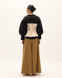 Rust Leaf Corset Top