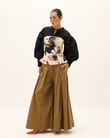 Rust Leaf Corset Top