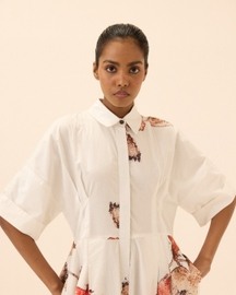 Caucasian Shirt Dress