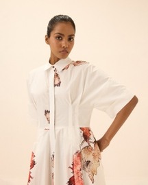 Caucasian Shirt Dress