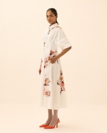 Caucasian Shirt Dress