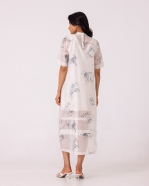 Larisa Zodiac Print Handwoven Dress