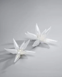 Lotus Figurine Set - White