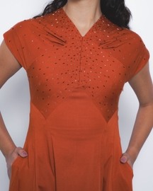 Brillo Flame Dress