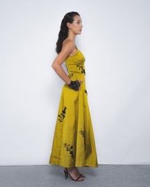 Kaika Embroidered Strap Dress