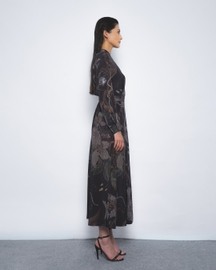 Wrap Dress in Silva Print