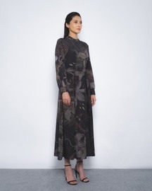Wrap Dress in Silva Print