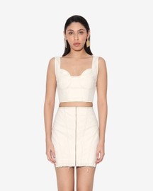 Zerah Denim Bralette