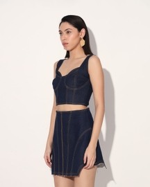 Zerah Denim Bralette