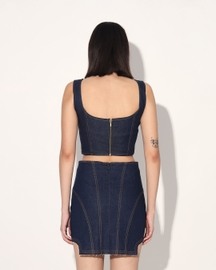 Zerah Denim Bralette