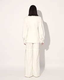 Neo Wrap Pleated Pant Suit