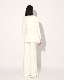 Neo Wrap Pleated Pant Suit
