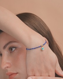 Lapis Lazuli Beaded Bracelet