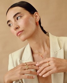 Swirl Enamel Hoops