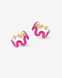 Swirl Enamel Hoops