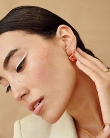 Swirl Enamel Hoops