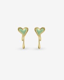 Melting Heart Duo Enamel Earrings