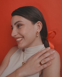 All Heart Drop Earring