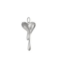Small Melting Heart With Anchor Chain