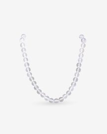 Clear Bubble Gemstone Necklace