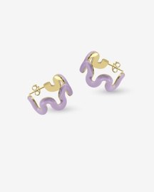 Swirl Enamel Hoops
