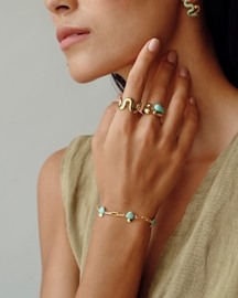 Swirl Enamel Hoops