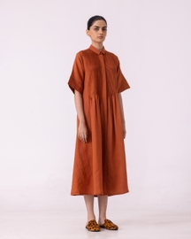 Minerva Linen Shirt Dress