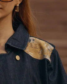 Modern Chaupar Denim Jacket