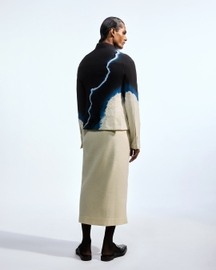 Crystalled Tie Dye Bandhgala