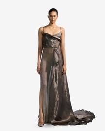 Metallic Layered Dress