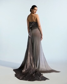 Metallic Layered Dress