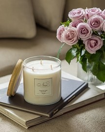Wild Rose Deluxe Candle