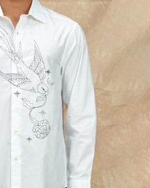 Cutaway Collar Shirt