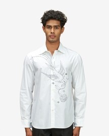 Cutaway Collar Shirt