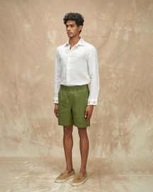Drawcord Linen Shorts