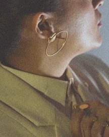 Vortex Earring With Stud Single Ear