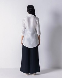 Cutwork Scarf Shirt