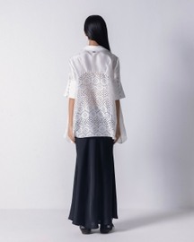 Cutwork Godet Shirt