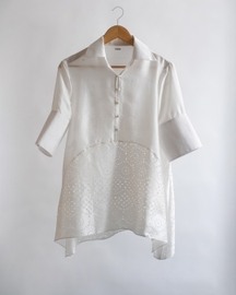 Cutwork Godet Shirt