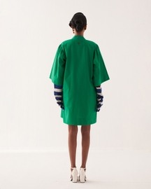 Emerald Applique Dress