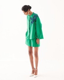 Emerald Applique Shirt