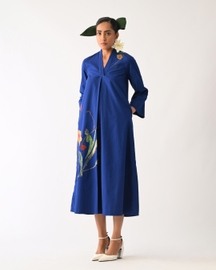 Botanica Rb Pg Aline Appliqué Dress